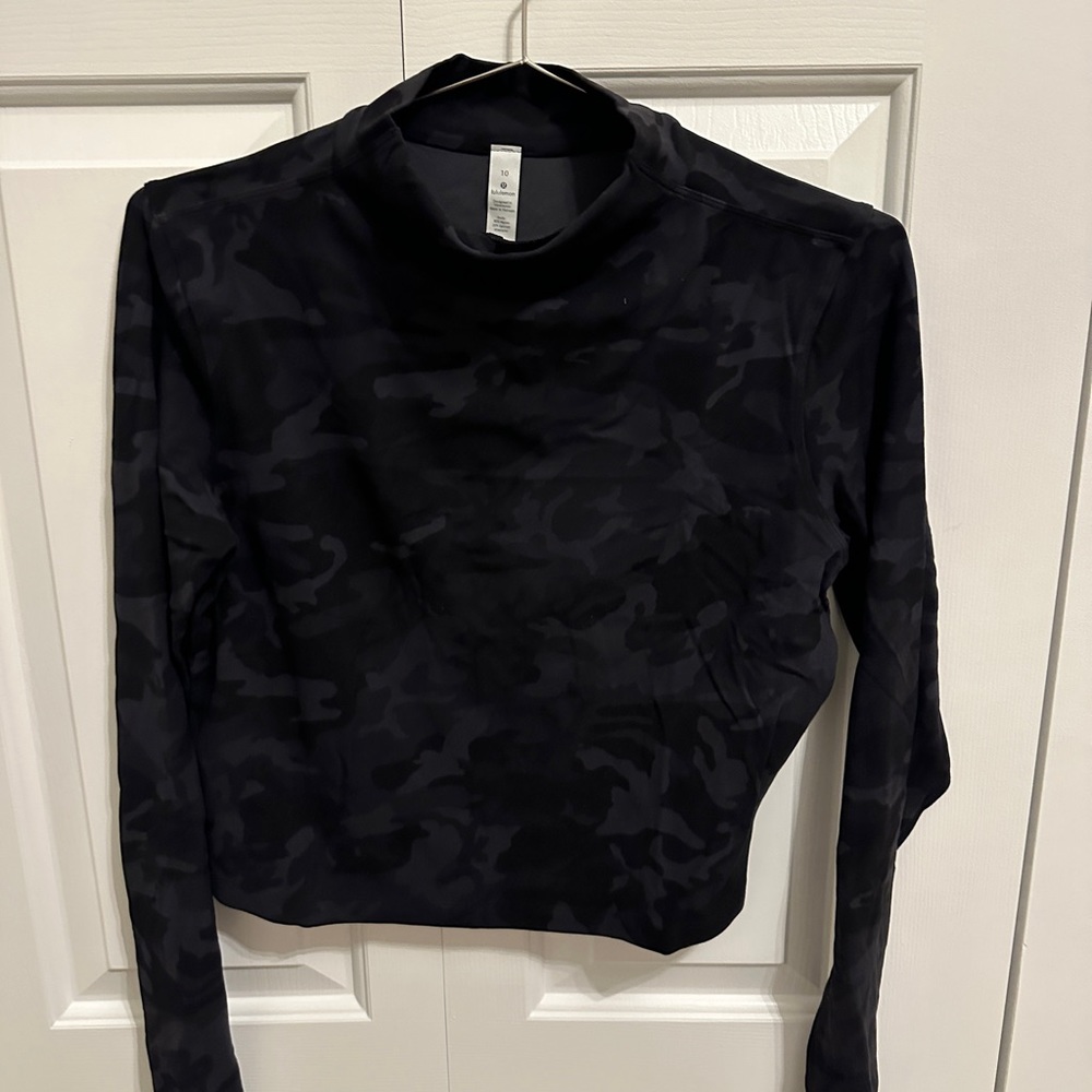 Lululemon All Aligned Mockneck Longsleeve Camo Multi